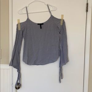 BCBG cold shoulder top